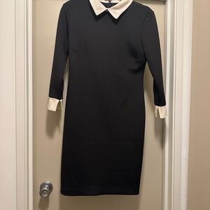 Elegant Black and White Women's Dress